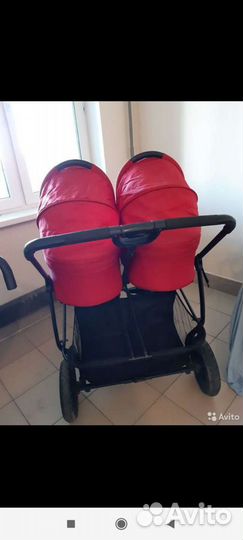 Коляска для двойни cozy duo 2в1
