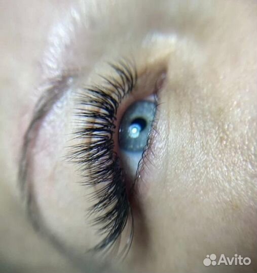 Наращивание ресниц на дому