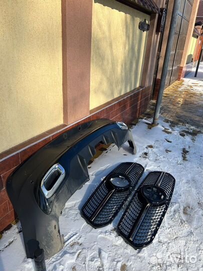 Задний дифузор гле купэ 167 решетка