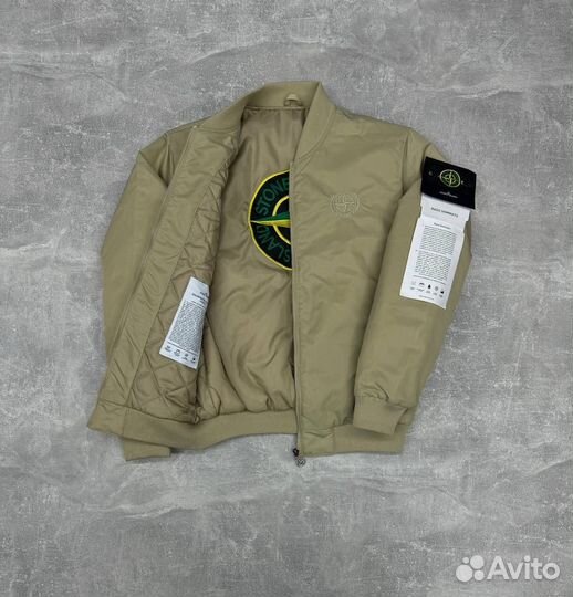 Мужской бомбер stone island