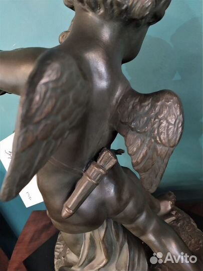 Антикварная скульптура Путти