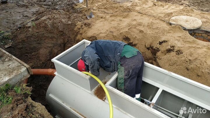 Монтаж септика под ключ