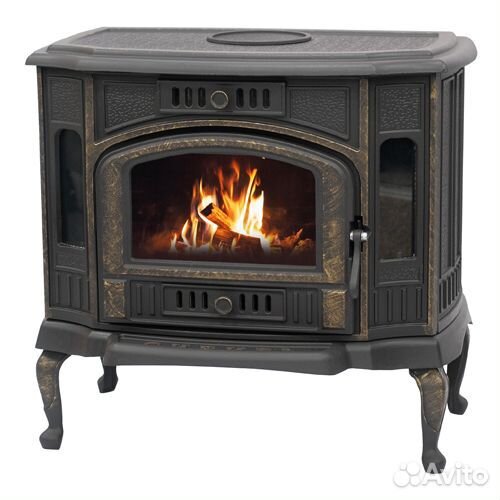 Печь-камин Сибирь-10 чугунная