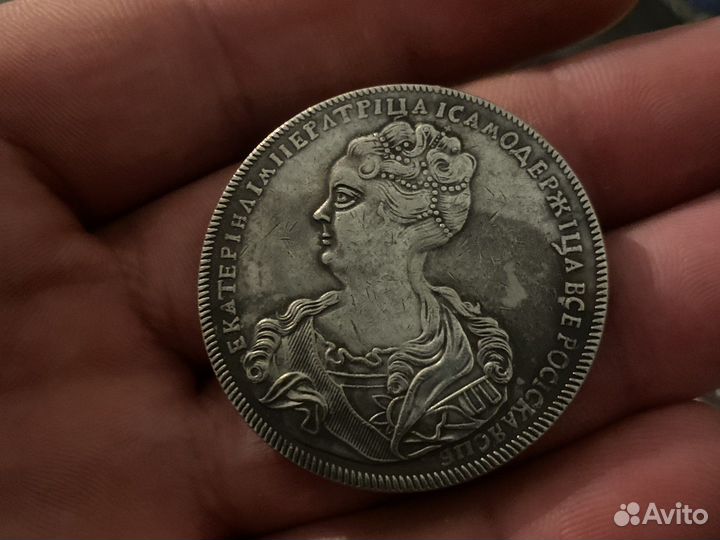 Ето старый рублы 1725 монета