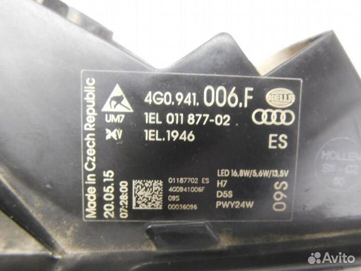 Фара правая Audi A6/RS6/S6