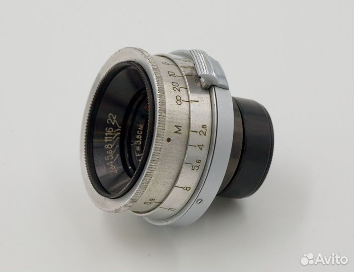 Объектив Юпитер-12 Contax-Киев красная 