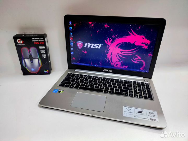 Тонкий asus c ips, i7,gtx950,12gb (гарантия)