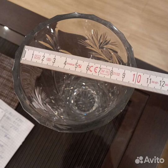 Ваза хрустальная