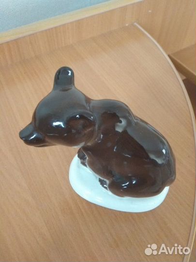 Медведь, фарфор, лфз, СССР