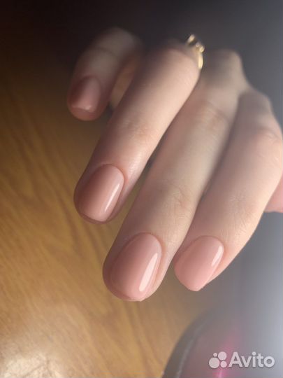 Маникюр покрытие гель лак, наращивание