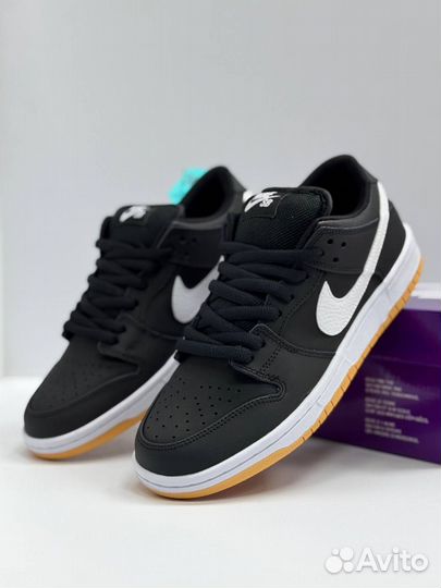 Кроссовки Nike dunk чёрные 1