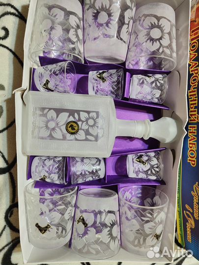 Хрустальные бокалы Гусь хрустальный