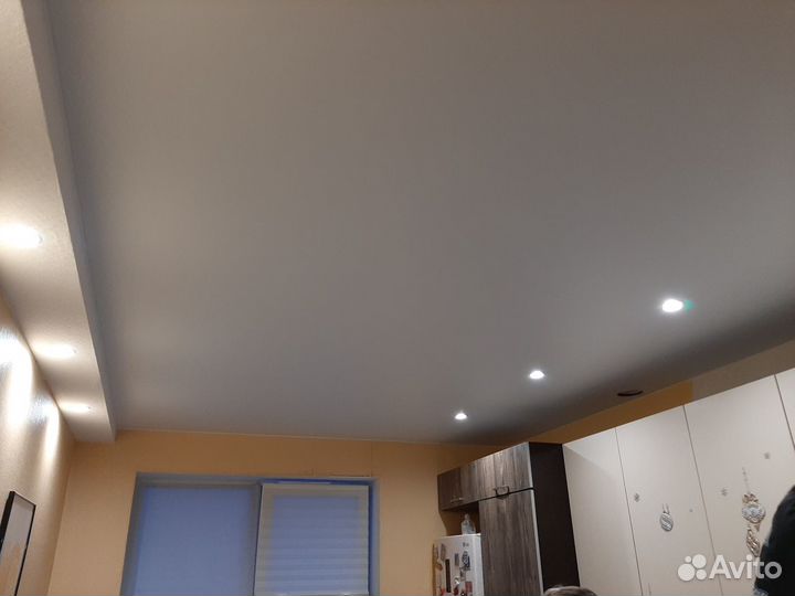 Натяжные потолки ткань