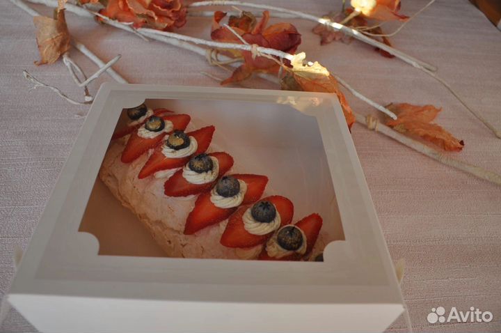 Меренговый рулет