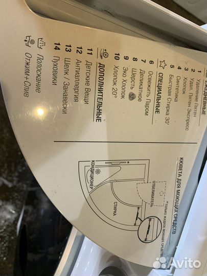 Стиральная машина hotpoint ariston 7 кг