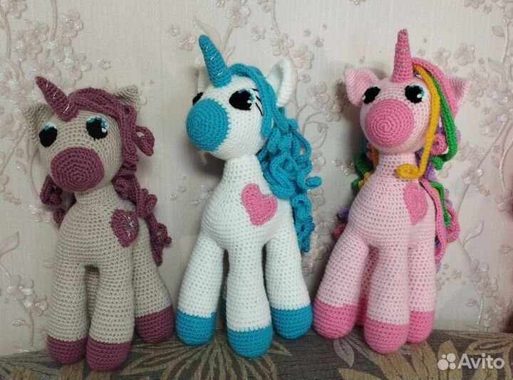 Вязаные игрушки в наличии и на заказ