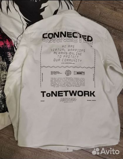 Джинсовая рубашка 48-50