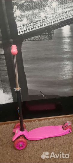 Самокат детский трехколесный бу