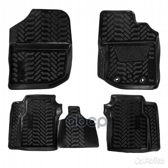 Ковры в салон (3D с подпят.) для Honda Fit (RHD