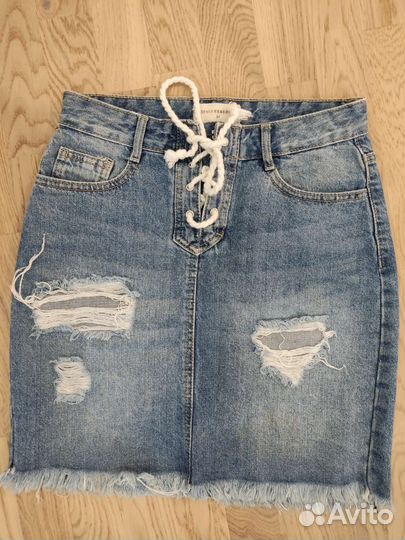 Юбка джинсовая