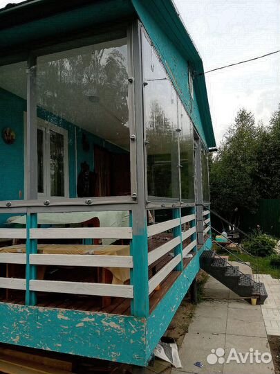 Мягкие окна в беседку