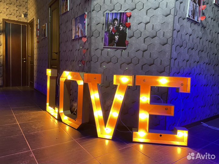 Аренда буквы love