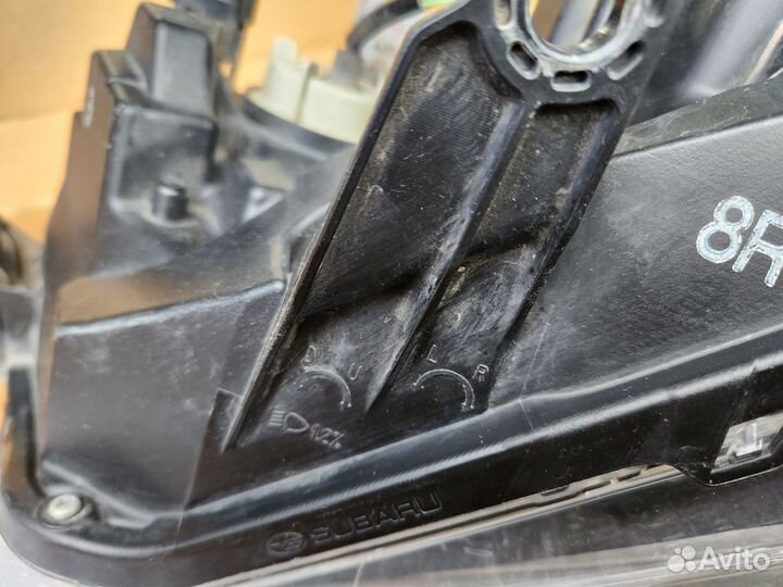 Фара левая subaru forester sj led