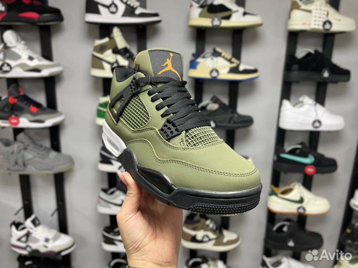 Кроссовки Nike Air Jordan 4 Retro Military Green