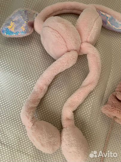 Комплект шапка, наушники, варежки