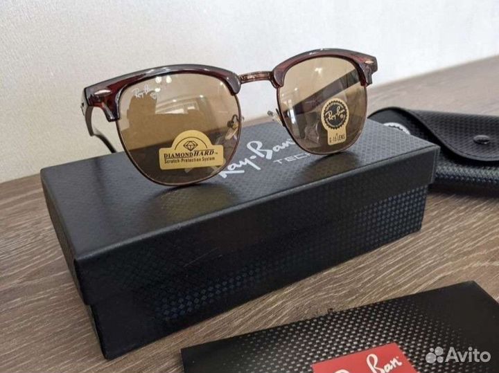 Очки ray ban Clubmaster rb3016