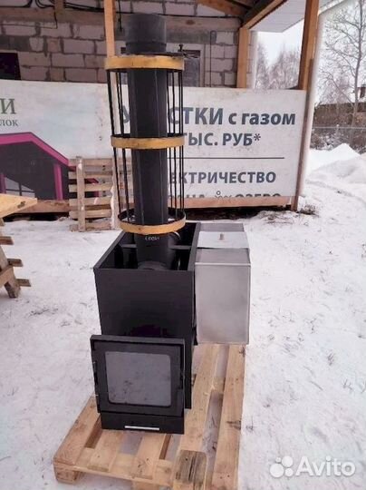 Банная печь Эконом 700 мм с выносом под топку