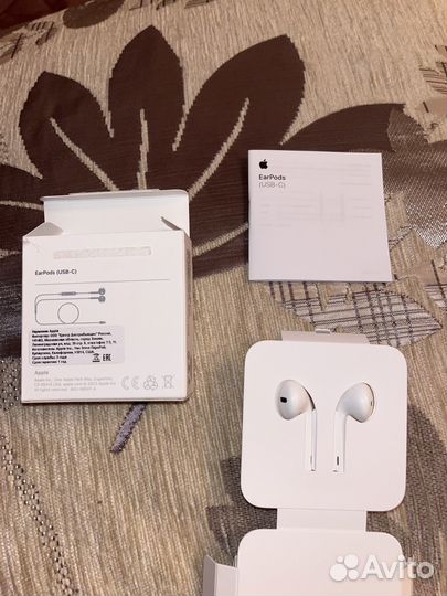 Наушники Apple earpods USB Type C