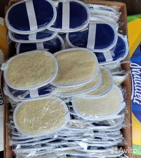 Люфа мочалка овальные М9 11-16см