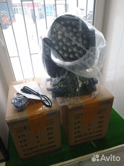 Вращающиеся головы LED wash 36*10