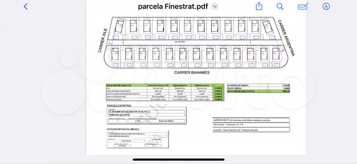 Участок 7718 м² (Испания)
