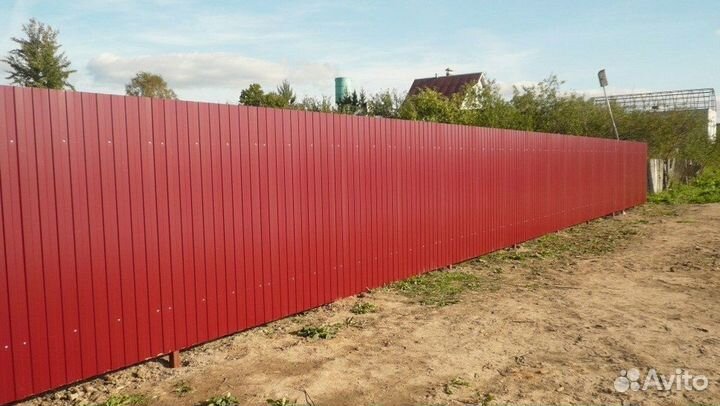Заборы из профнастила