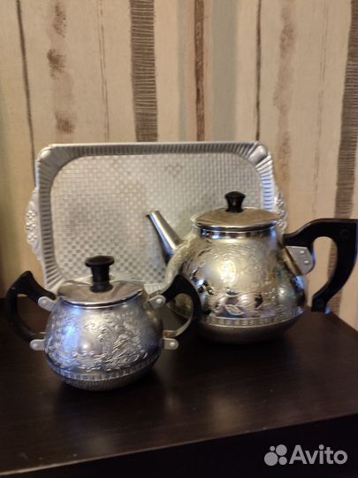 Чайный сервиз алюминиевый