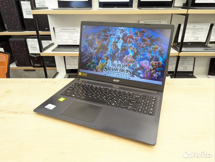 Acer для игр/Core i7-10510+Nvidia MX230/8gb/SSD