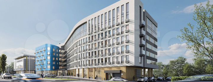 1-к. апартаменты, 68 м², 4/6 эт.