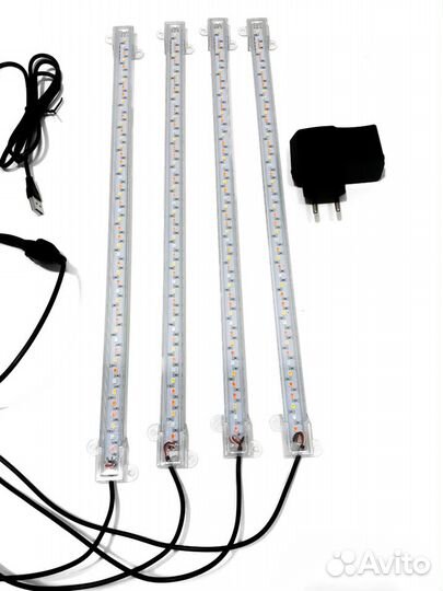 Светильник для растений/ 4 фитолампы Арт 02.02