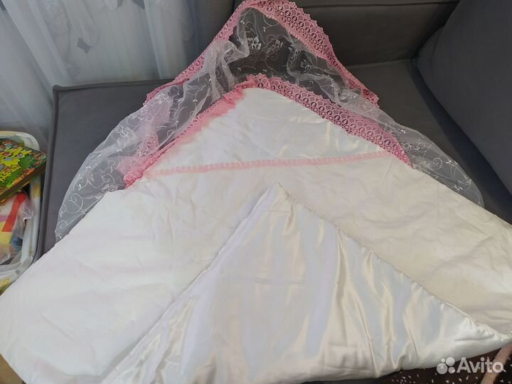 Конверт на выписку для девочки зима