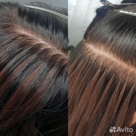 Капсульное наращивание волос