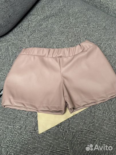 Кожаные шорты детские