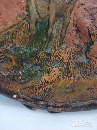 Тарелка настенная старинная