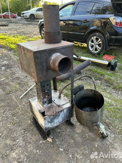 Печь на отработке б/у