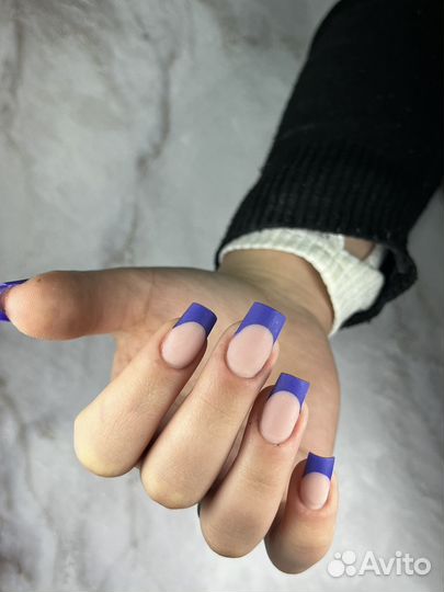 Маникюр гель лак наращивание ногтей