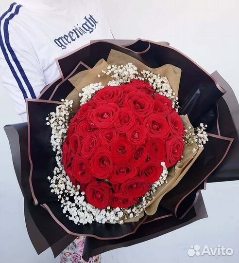 Букеты Красных Роз. Цветы. Доставка/Самовывоз