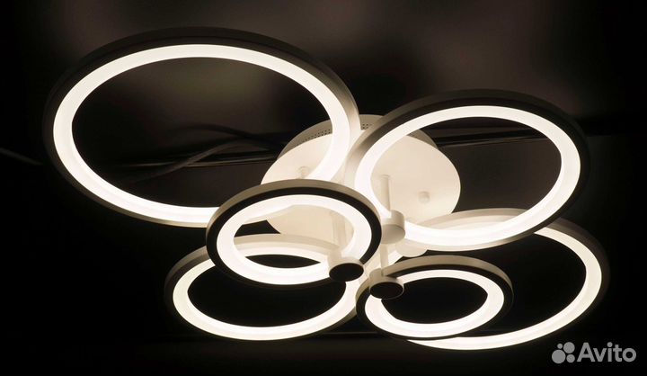 Люстра потолочная LED 168W+8W