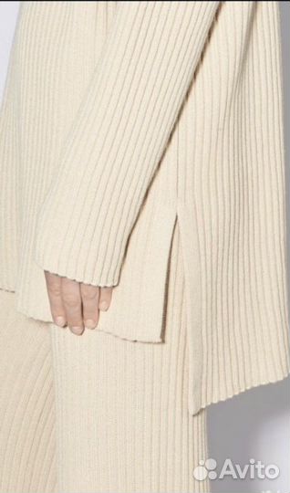 Свитер обьемный ushatava, M-L, кремовый