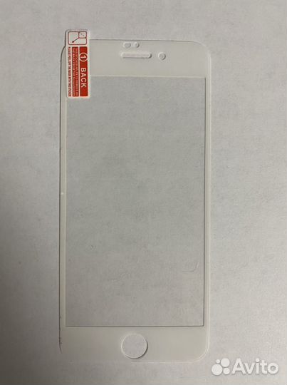 Защитное стекло на iPhone 7-7s белое
